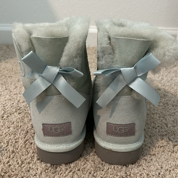 NWOT Limited Edition Light Blue UGG Boots - Picture 2 of 5